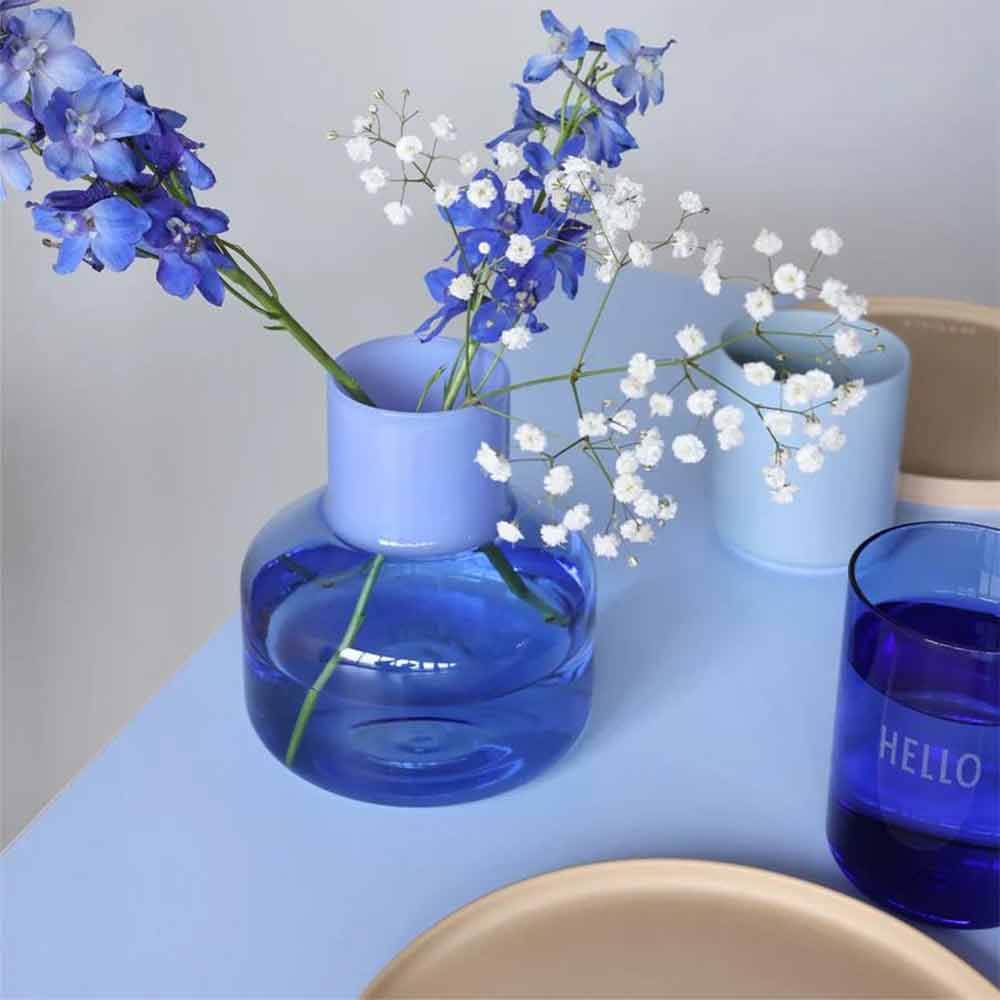 Vase M Blue