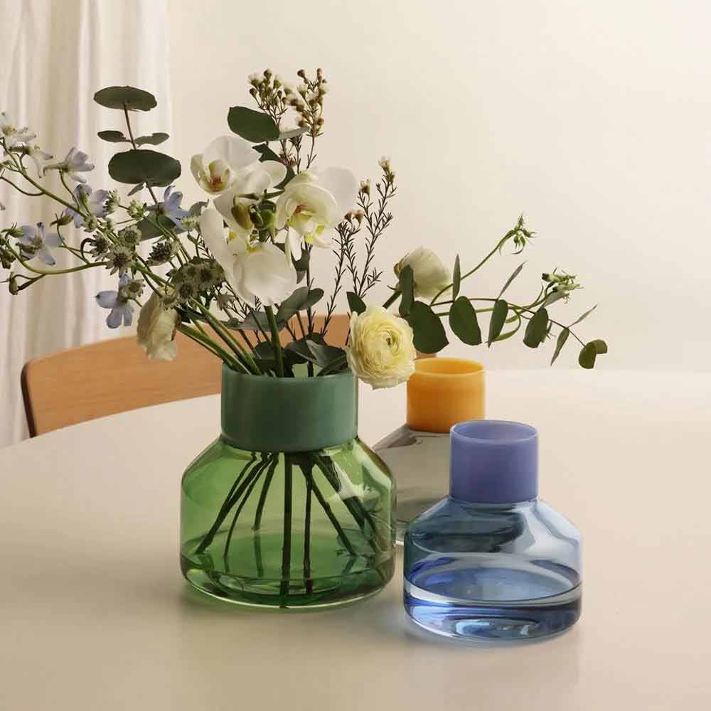 Vase L Green