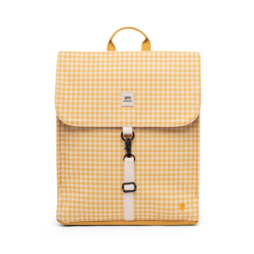 Handy Small Backpack Printed Mustard