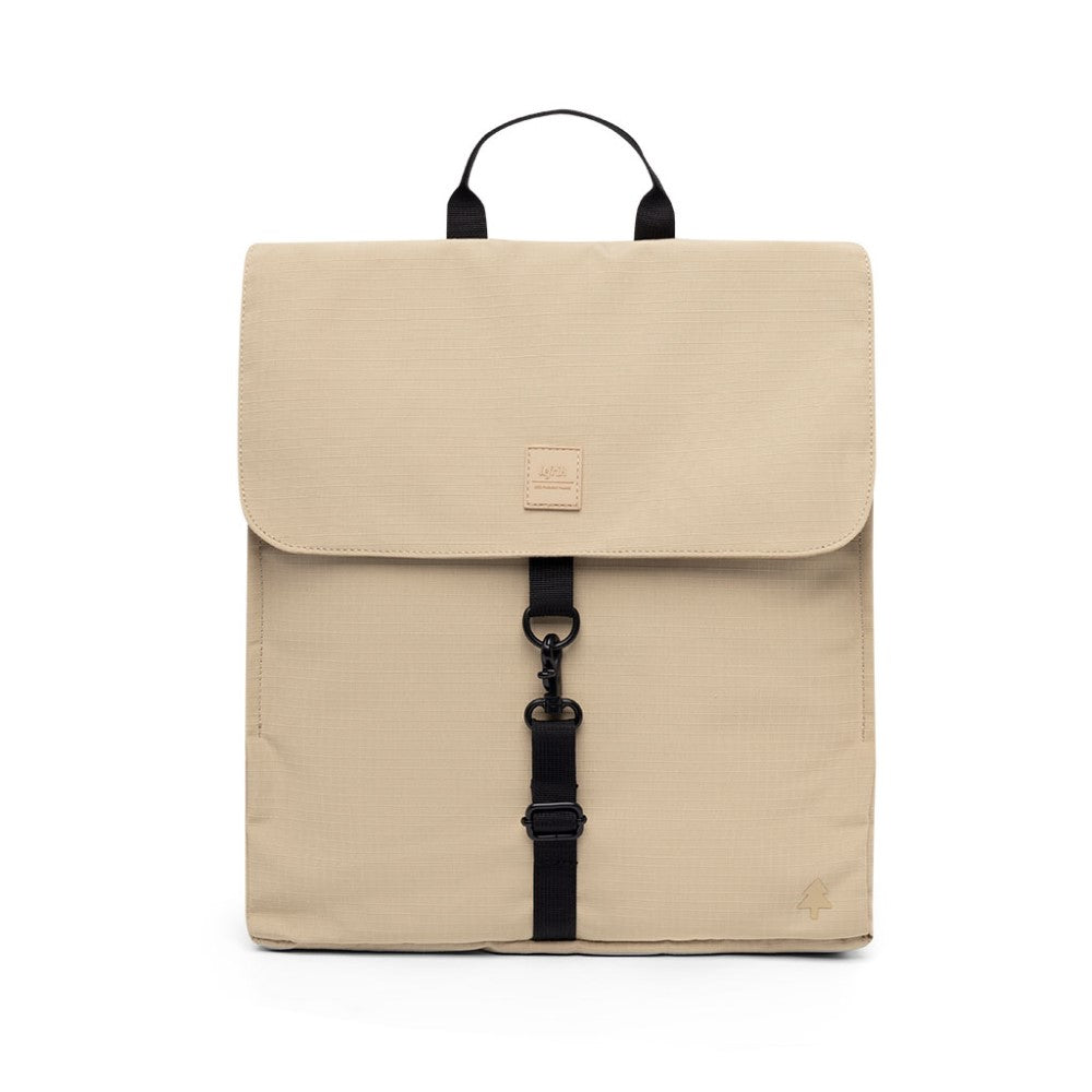 Handy Metal Backpack in Beige