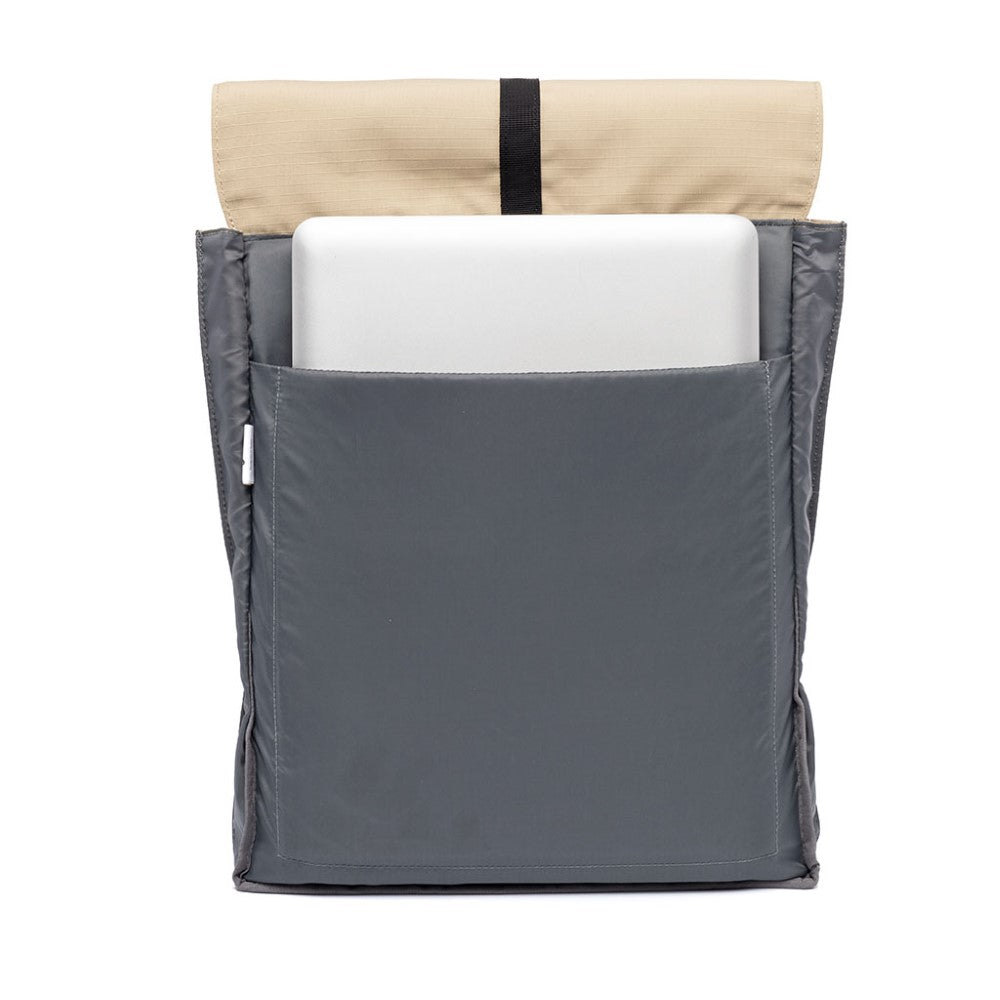 Handy Metal Backpack in Beige