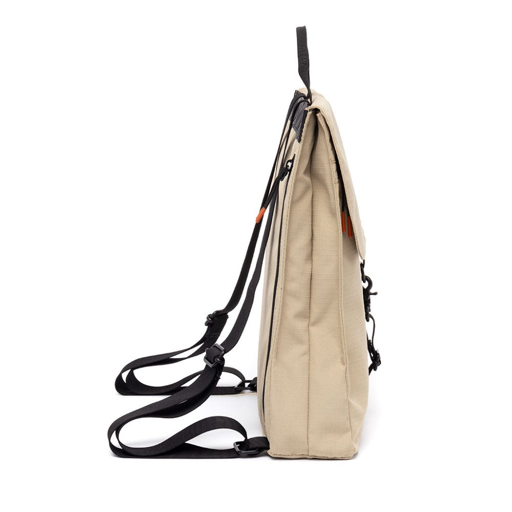 Handy Metal Backpack in Beige