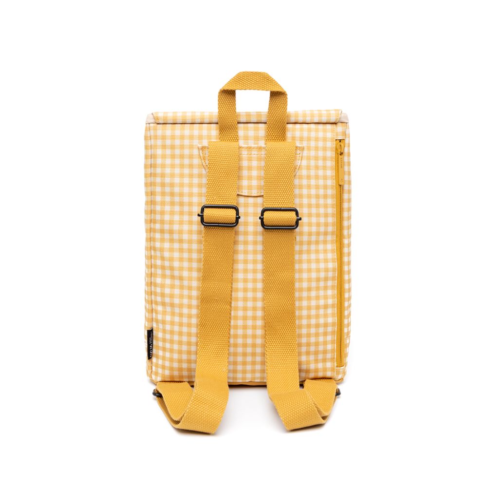 Scout Small Printed Mustard Backpack