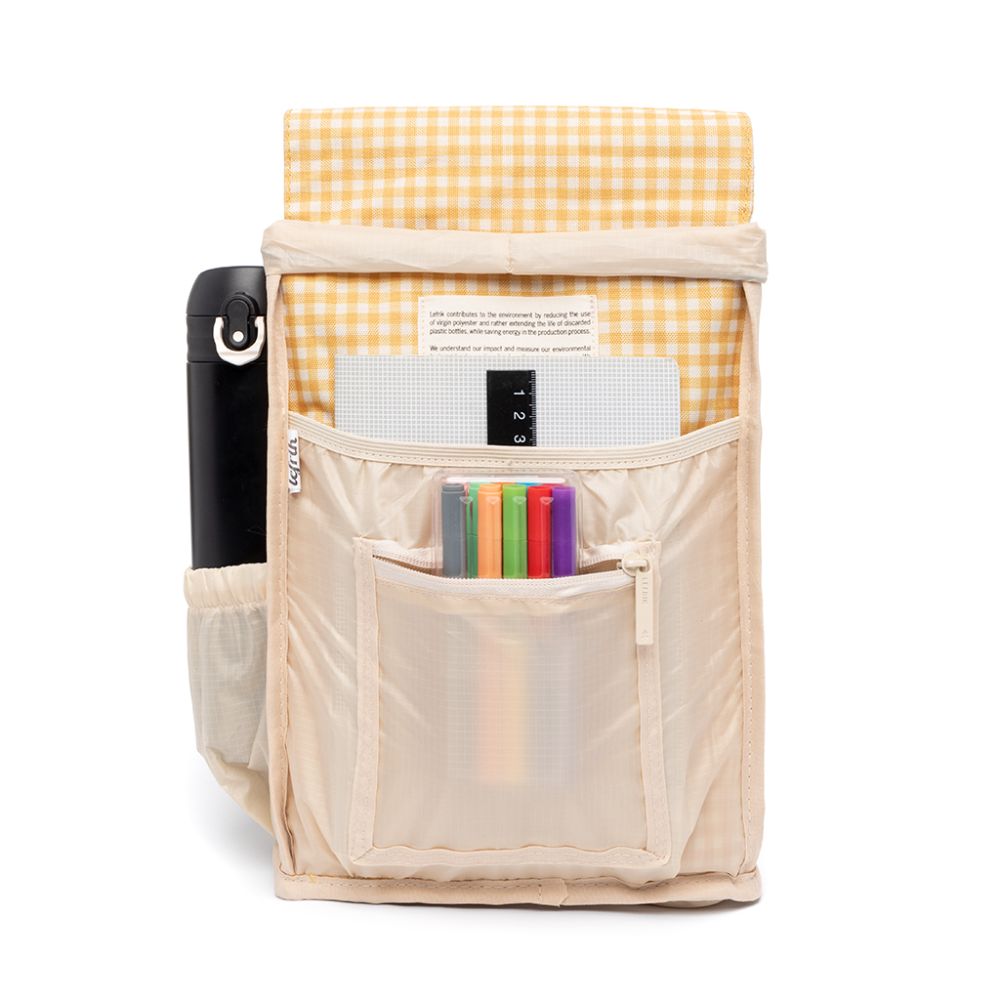 Scout Small Printed Mustard Backpack