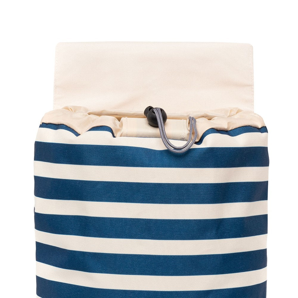 Small Blue Striped Scout Backpack