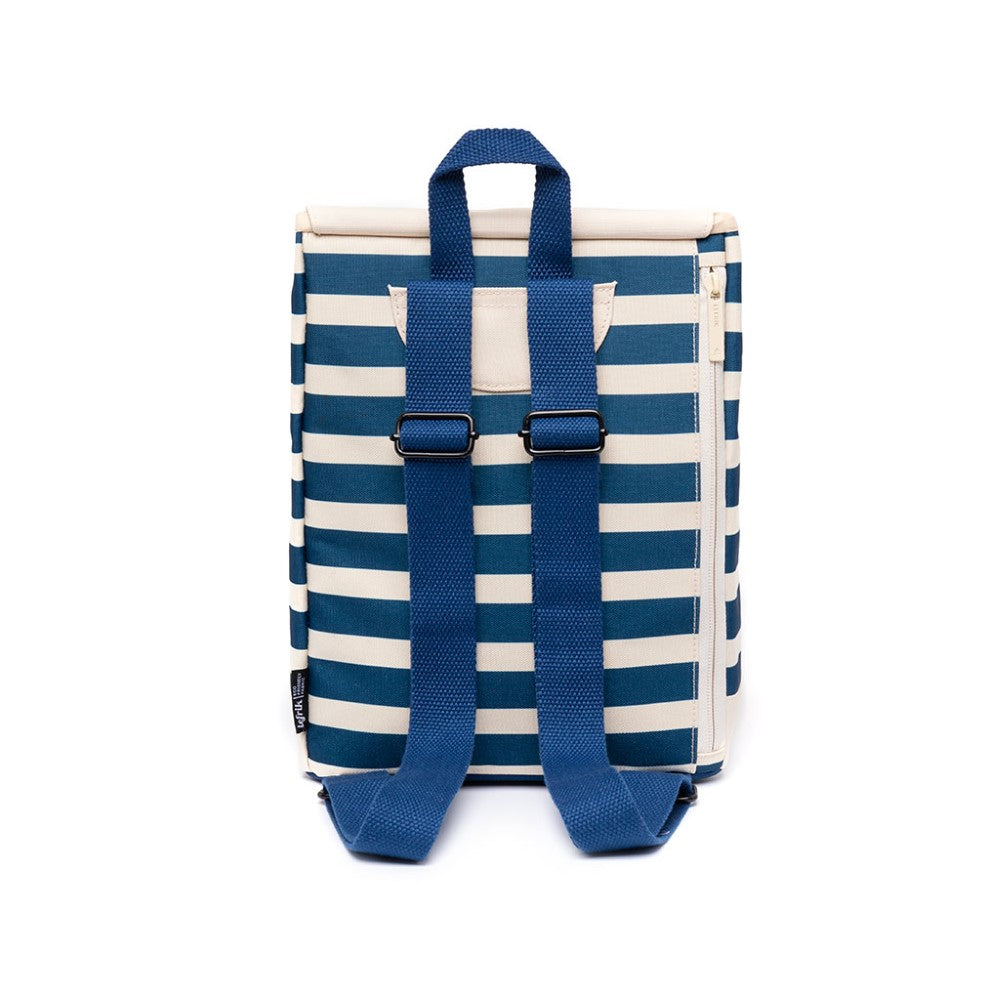 Small Blue Striped Scout Backpack