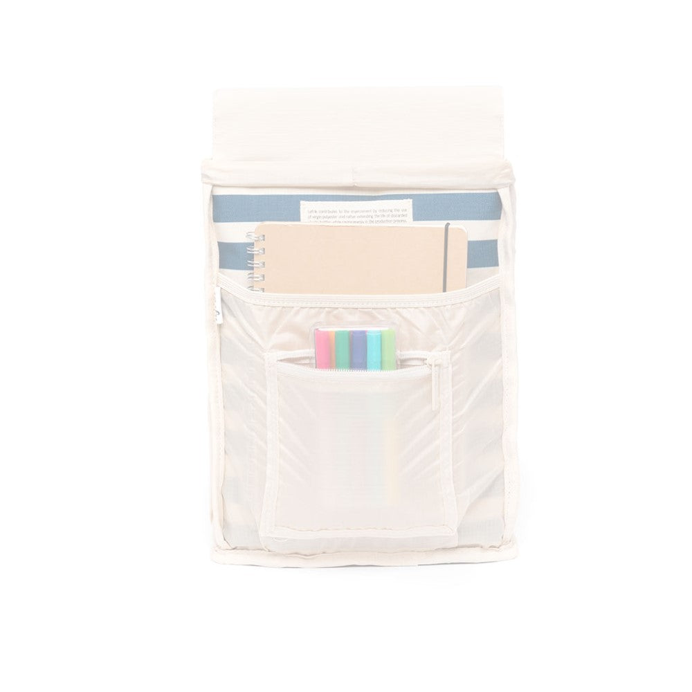Small Blue Striped Scout Backpack