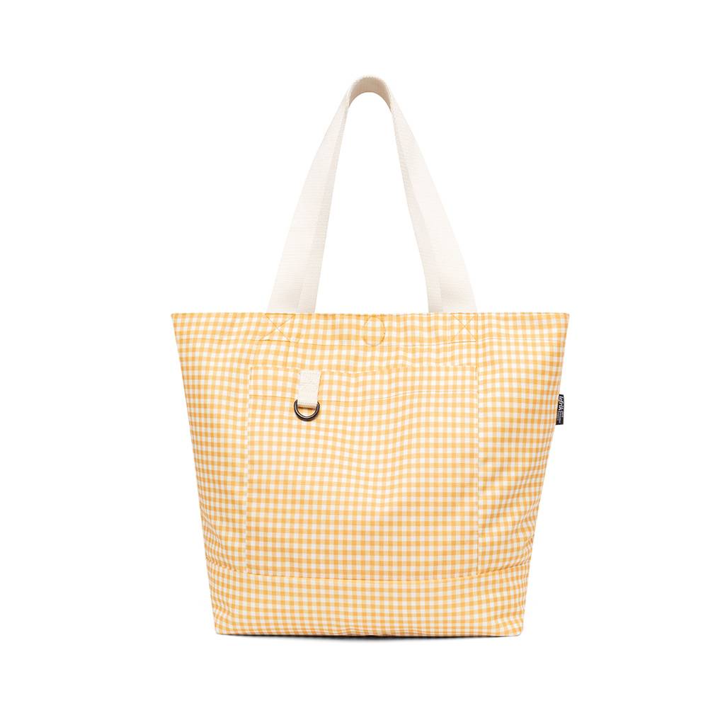 STRATA Reversible Shoulder Bag Printed Mustard
