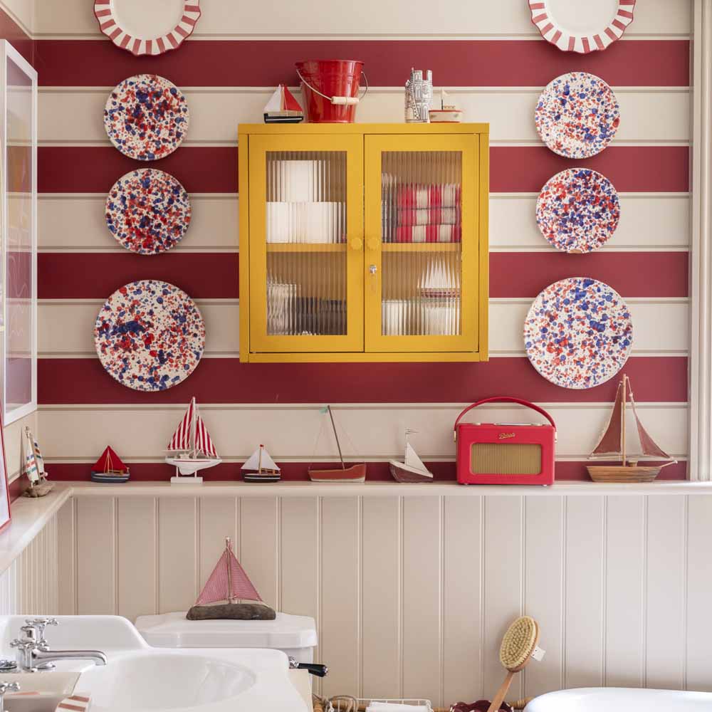 ארונית תליה דלתות זכוכית KIT חרדל