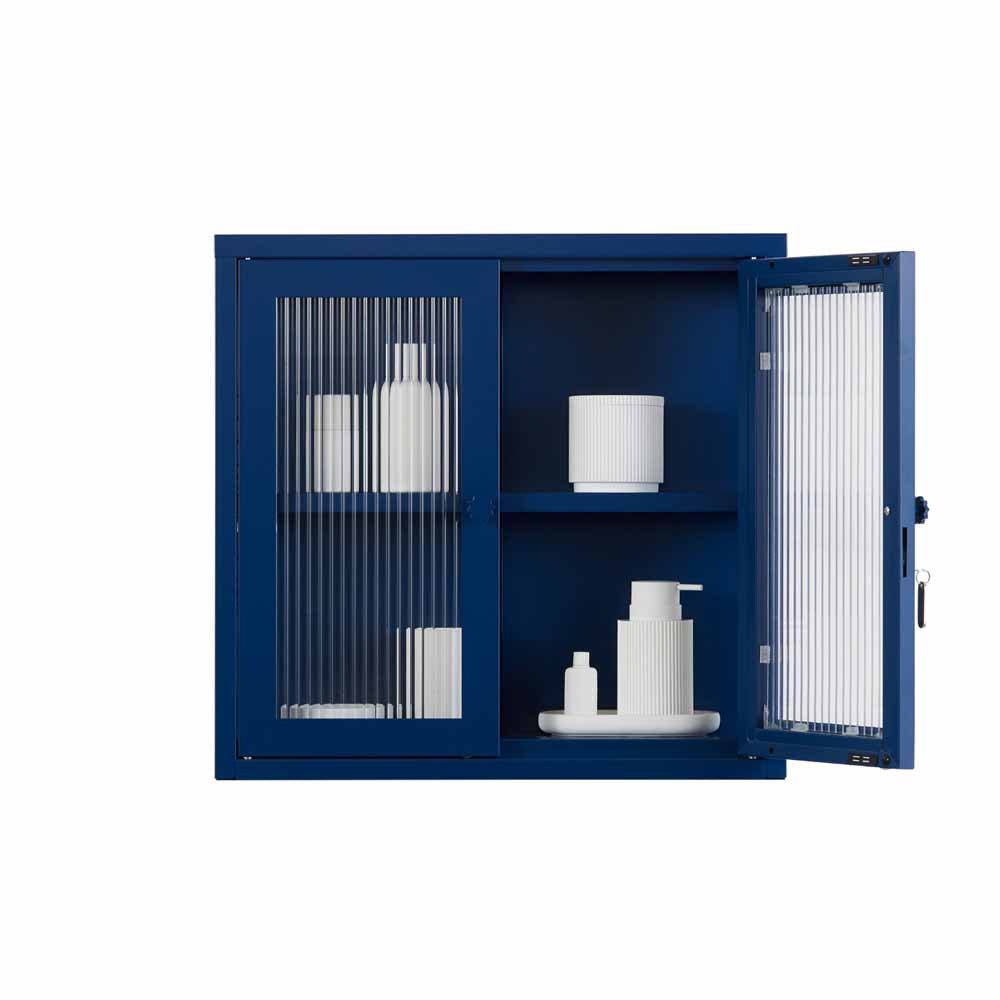 ארונית תליה דלתות זכוכית KIT נייבי