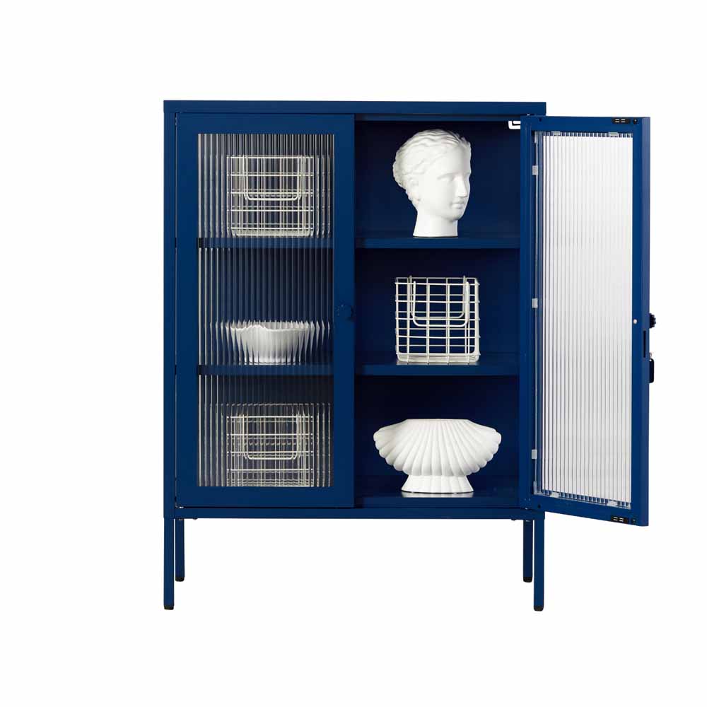 ארונית דלתות זכוכית MIXER נייבי