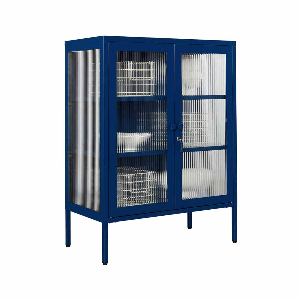 ארונית דלתות זכוכית MIXER נייבי