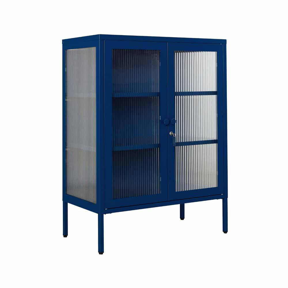 ארונית דלתות זכוכית MIXER נייבי