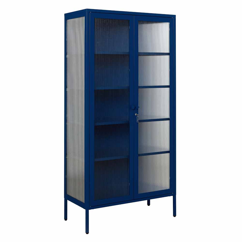 ארון דלתות זכוכית COLLECTOR נייבי