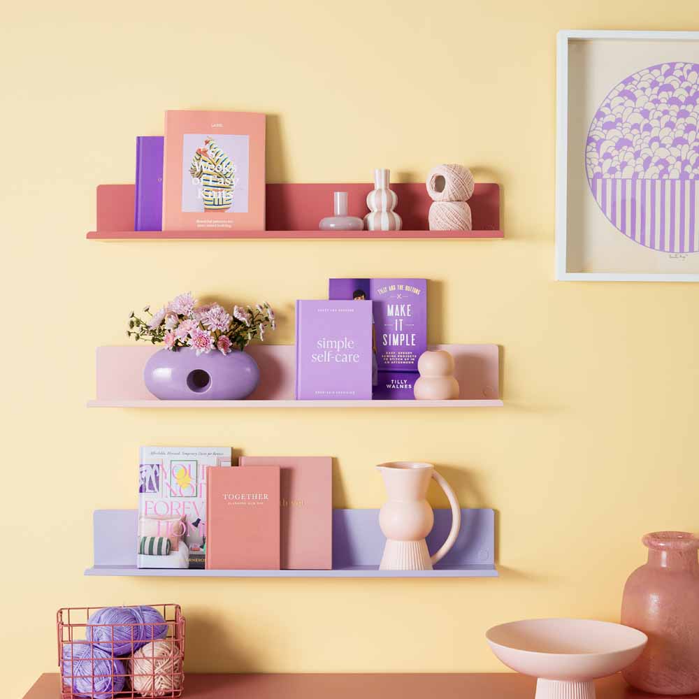 מדף LEDGE LARGE ורוד בהיר