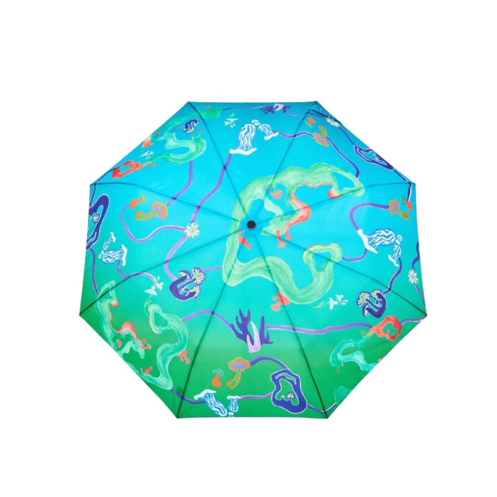 Duck Mushroom Umbrella Aqua