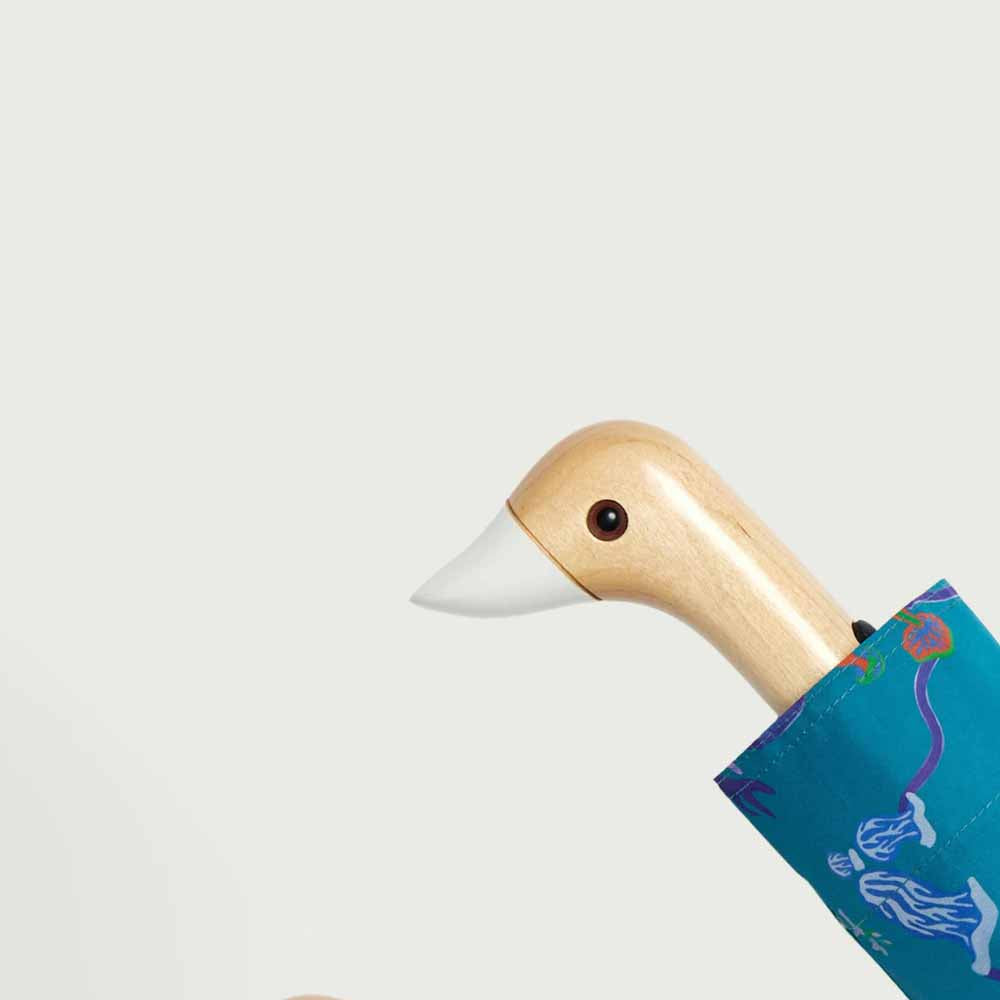 Duck Mushroom Umbrella Aqua
