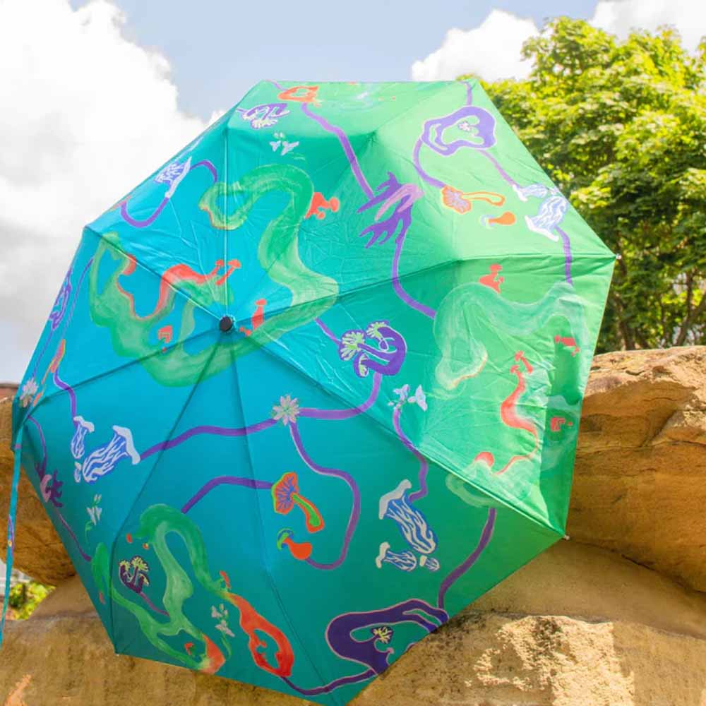 Duck Mushroom Umbrella Aqua