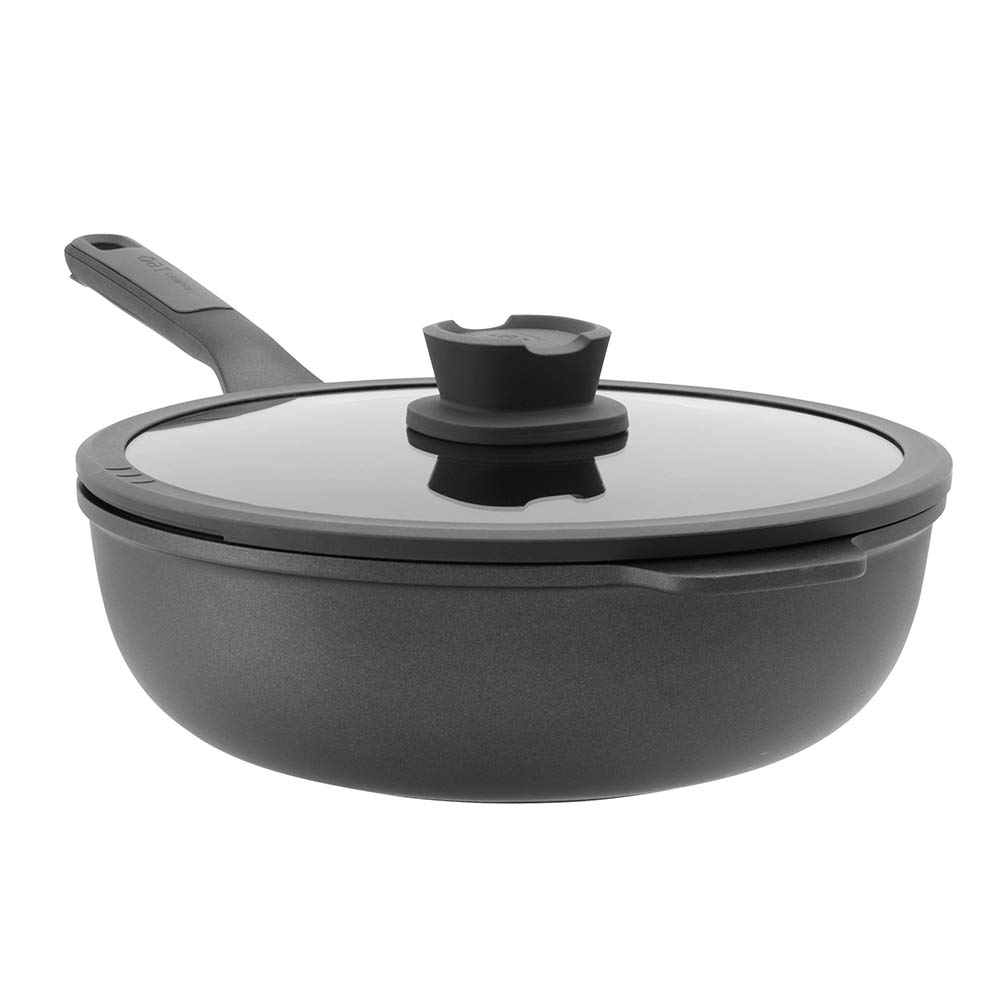 Wok with lid 28 cm Stone