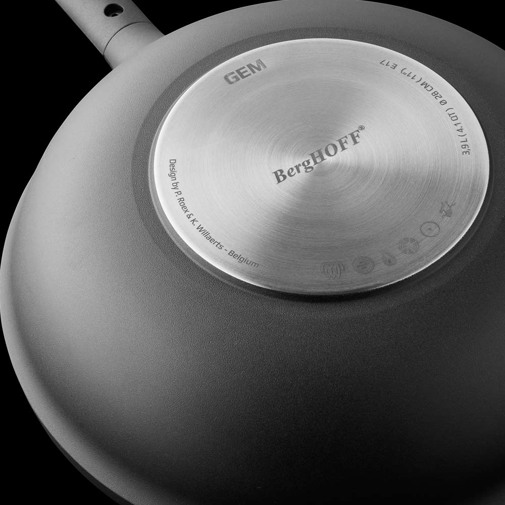 28cm Non-stick Wok Gem