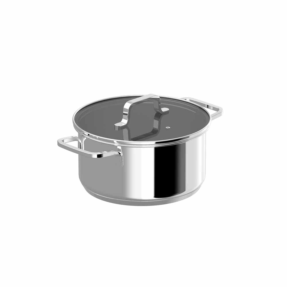 Pot with Lid Helix 20 cm