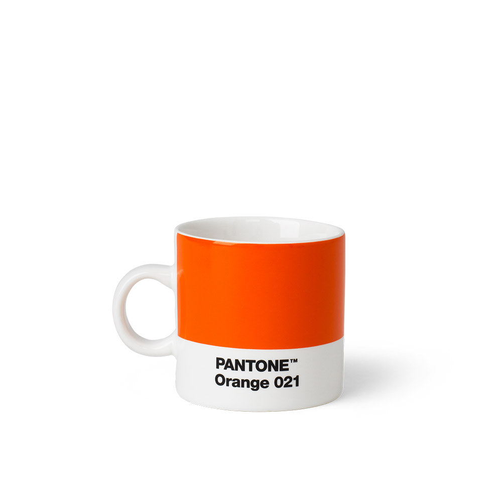 Pantone Orange espresso cup
