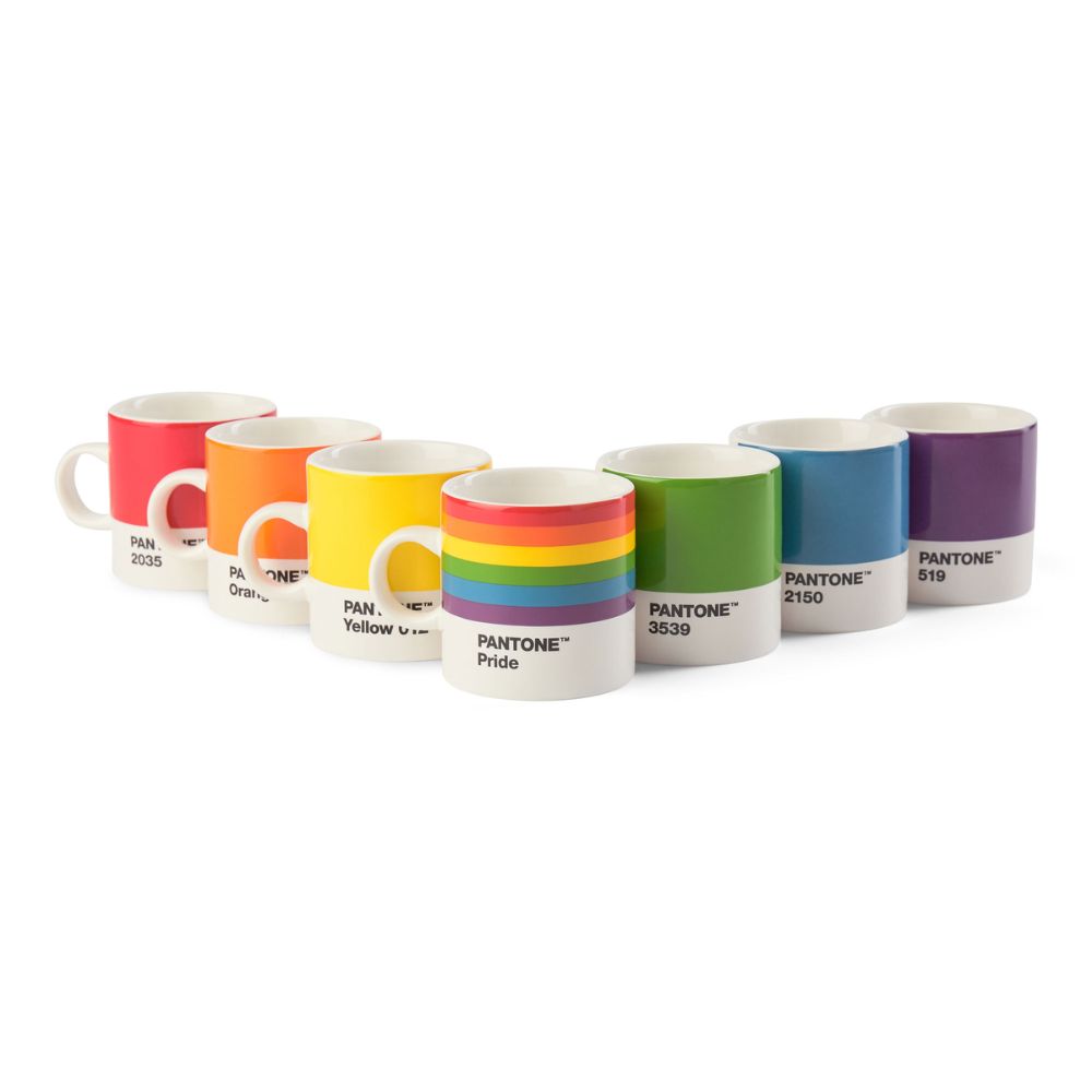 Pantone Pride Espresso Cups Set of 7