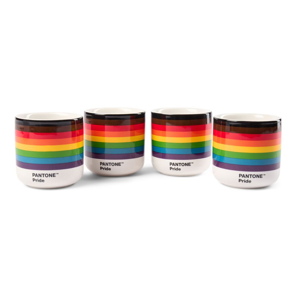 Set of 4 Pantone Cortado Cups in a Gift Box