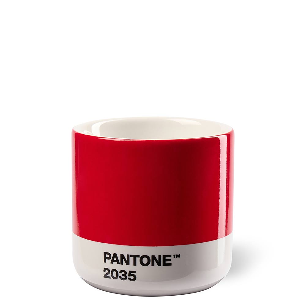 Pantone Macchiato Mug Red