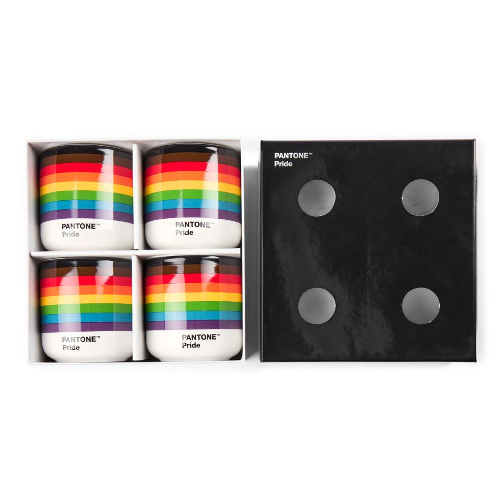 Set of 4 Pantone Cortado Cups in a Gift Box