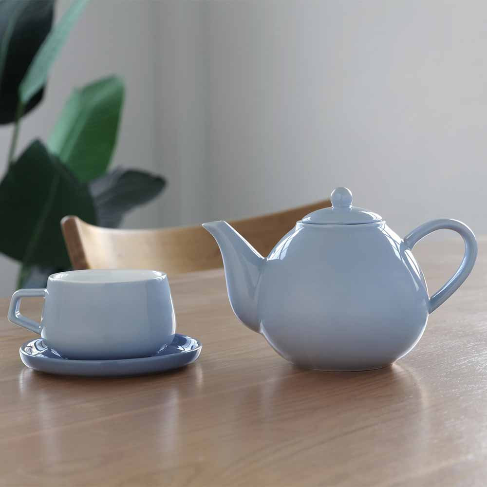 ספל תה עם תחתית CLASSIC ELLA תכלת