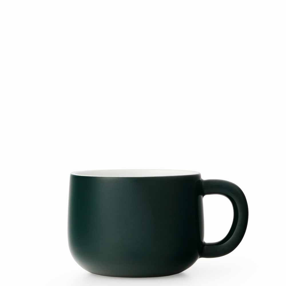 סט 4 כוסות תה פורצלן ISABELLA שחור