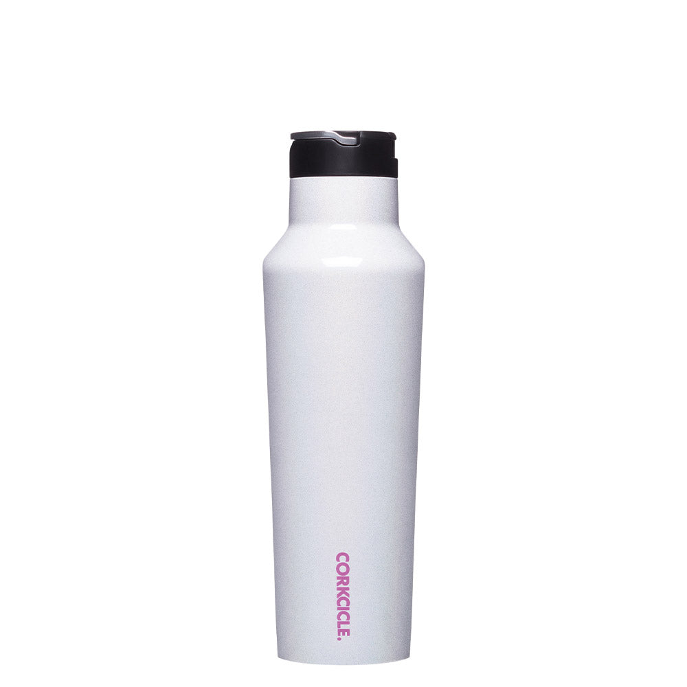 בקבוק 590ML SPORT CANTEEN לבן מנצנץ