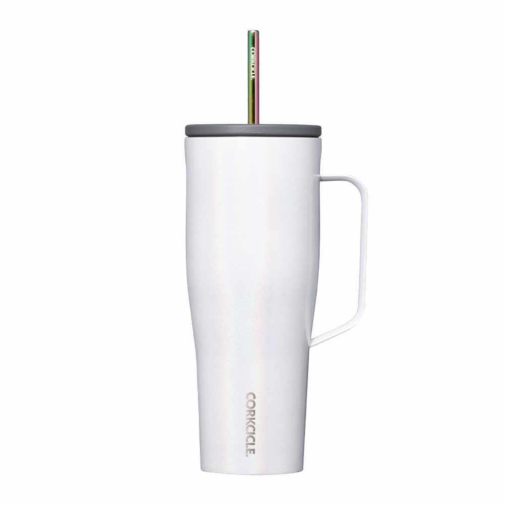 כוס COLD CUP XL 890ML לבן נוצץ