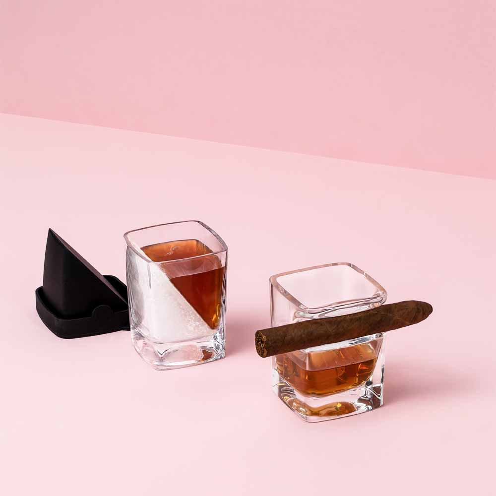 כוס זכוכית וויסקי ICE WEDGE