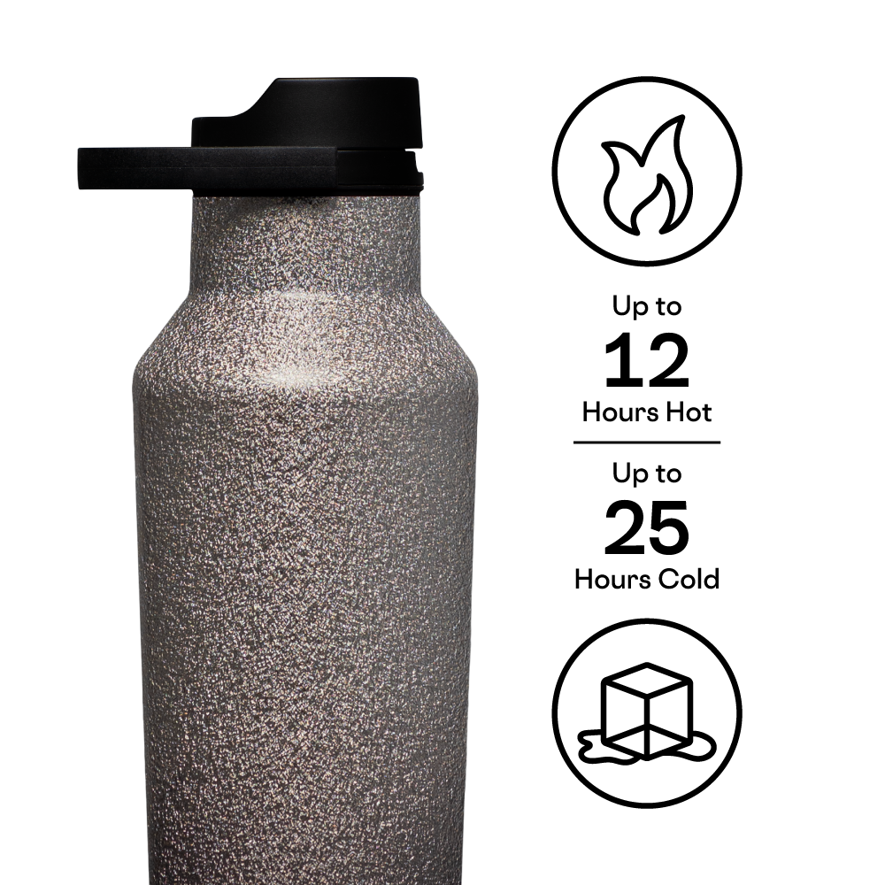 בקבוק מתכת Sport Canteen 590ML אפור כהה