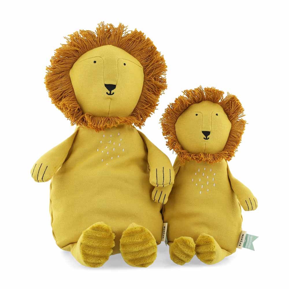 Large fabric doll - lion