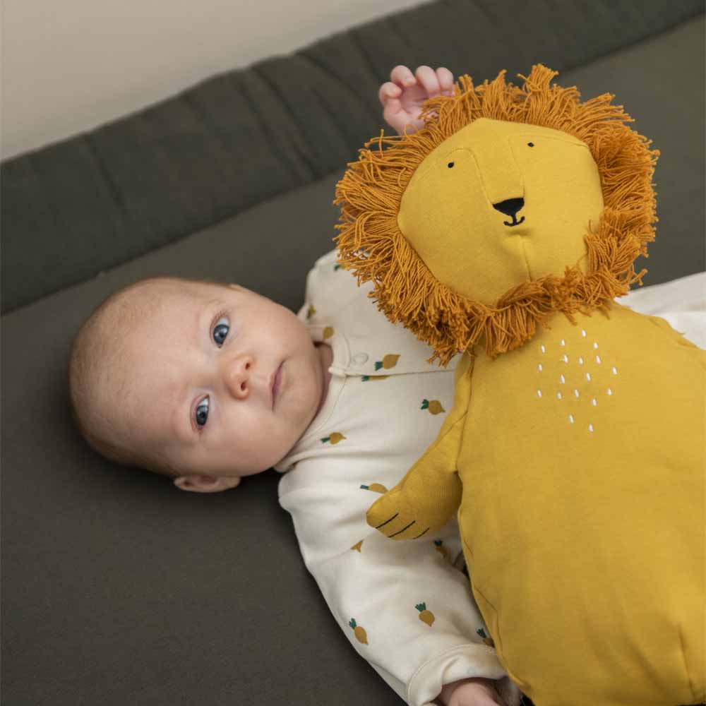 Small fabric doll - lion
