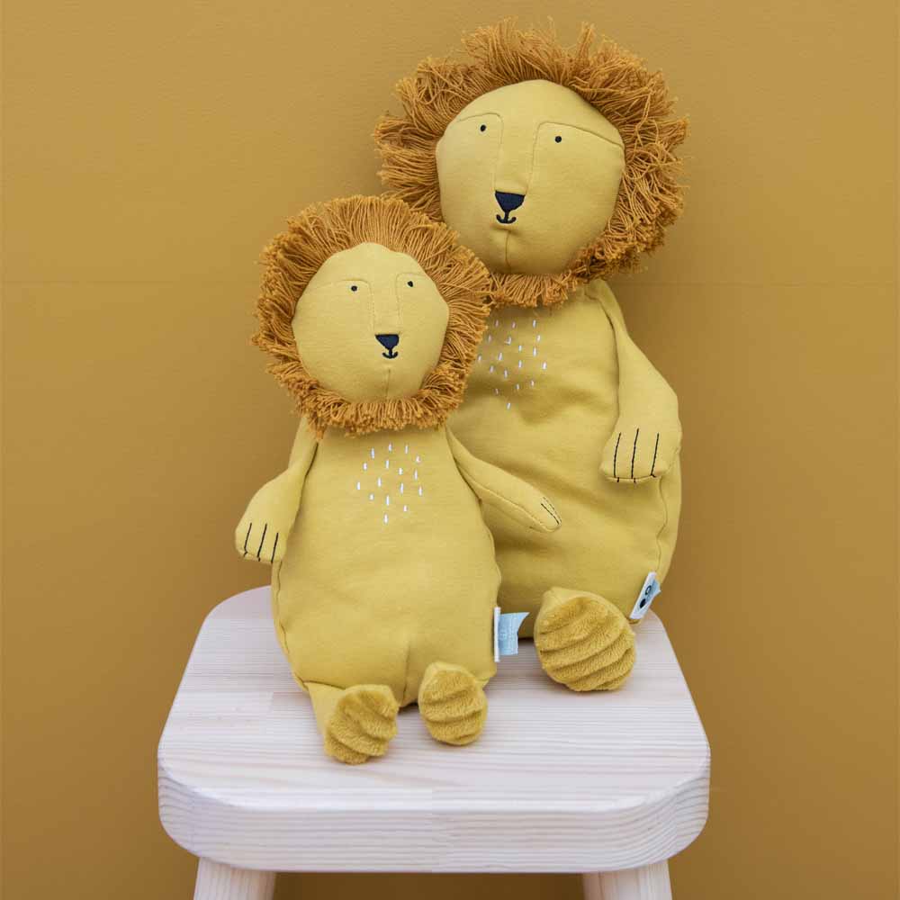 Small fabric doll - lion