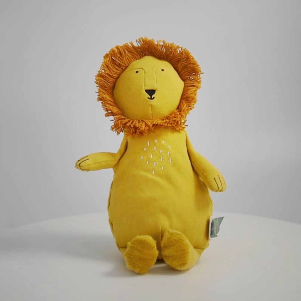 Small fabric doll - lion