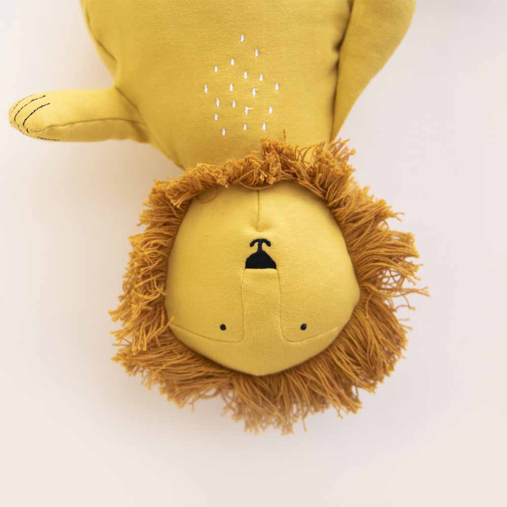 Small fabric doll - lion