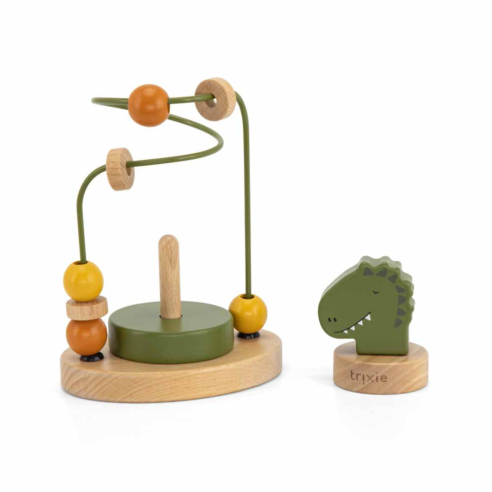 Wooden Bead Game - Dinosaur