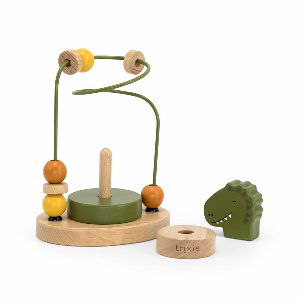 Wooden Bead Game - Dinosaur