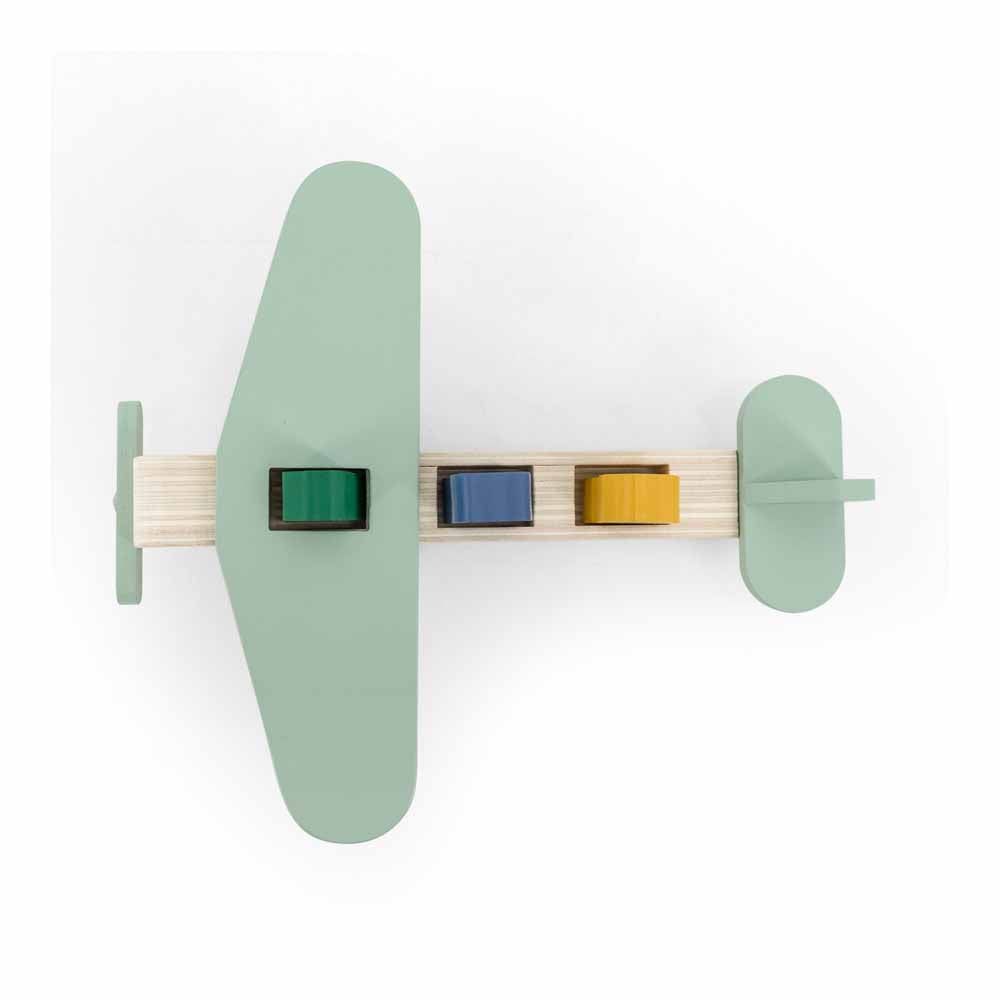 Wooden animal airplane