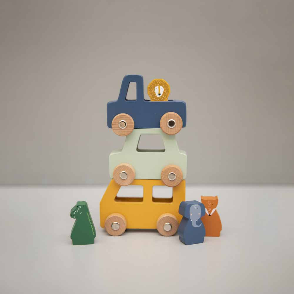 Wooden Animal Car