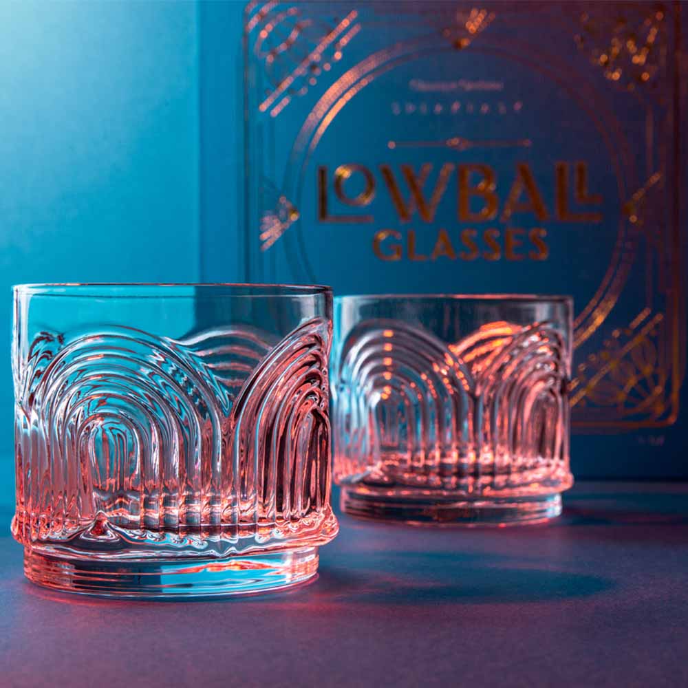 Set of 4 vintage 1920 whisky glasses