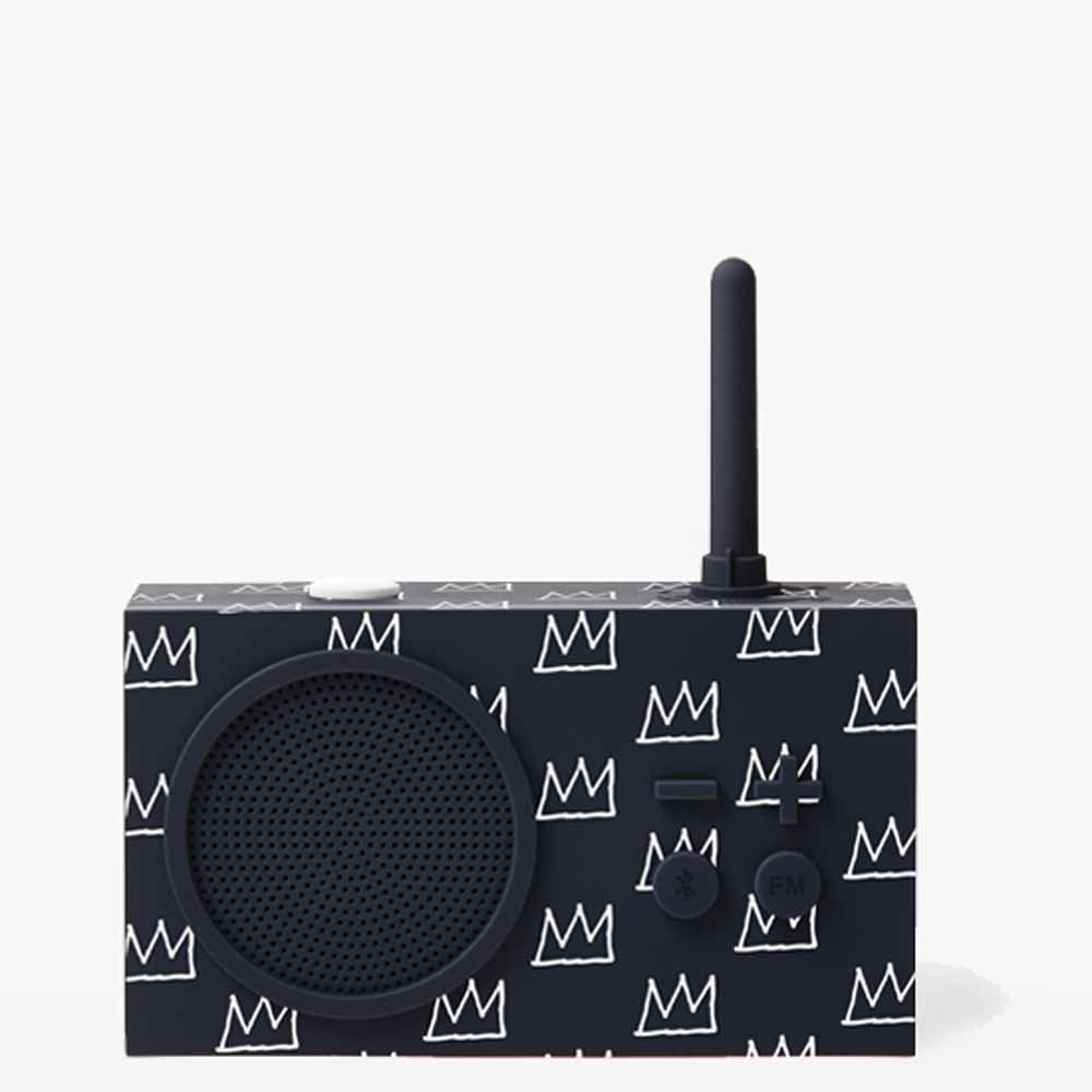 TYKHO 3 BASQUIAT radio rubber black crown