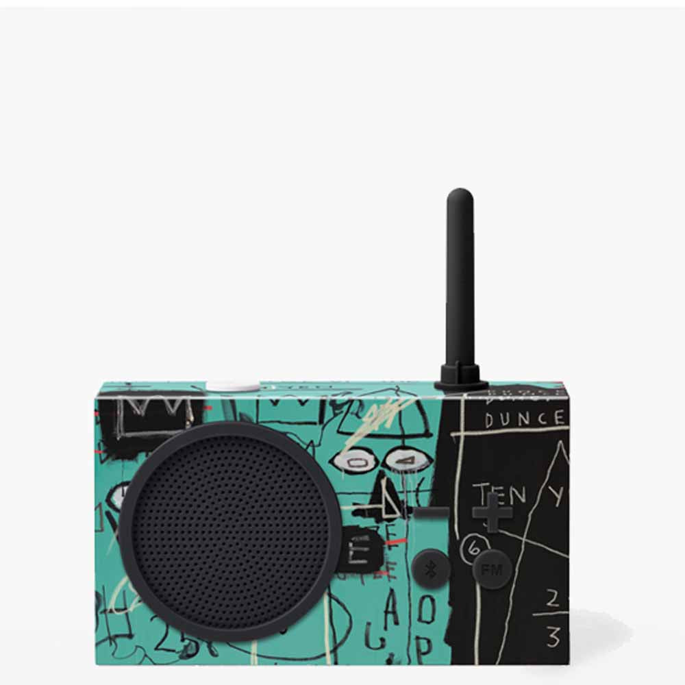 TYKHO 3 BASQUIAT Turquoise Rubber Radio