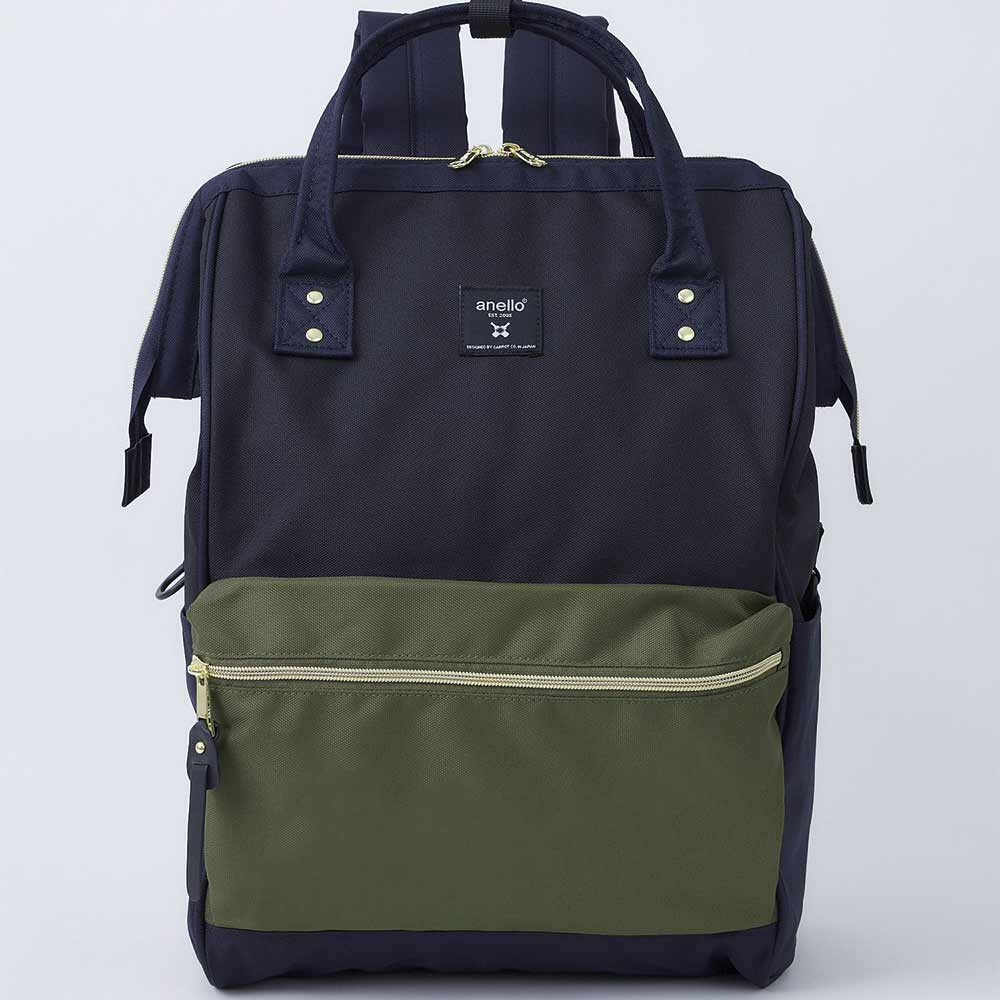 L Backpack Navy Olive 2521
