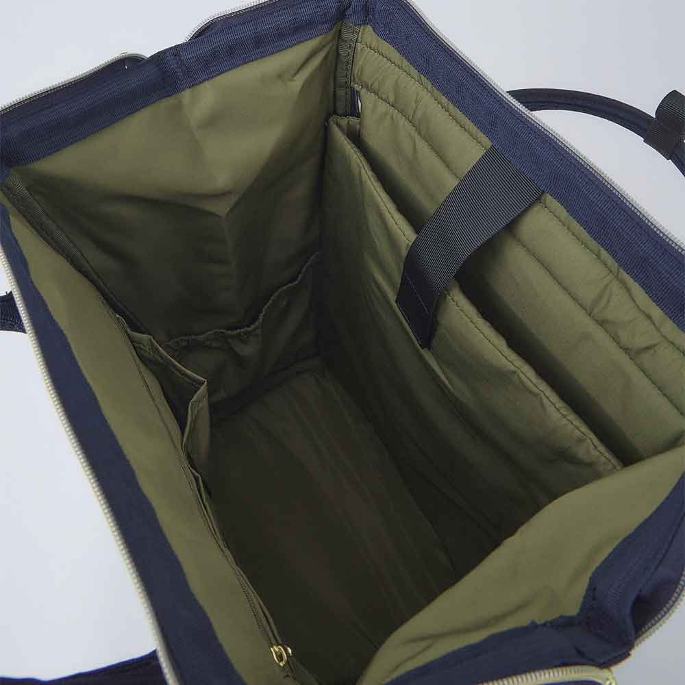 L Backpack Navy Olive 2521